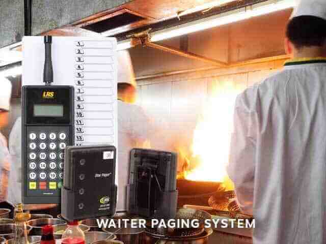 restaurant kitchen to waiter paging